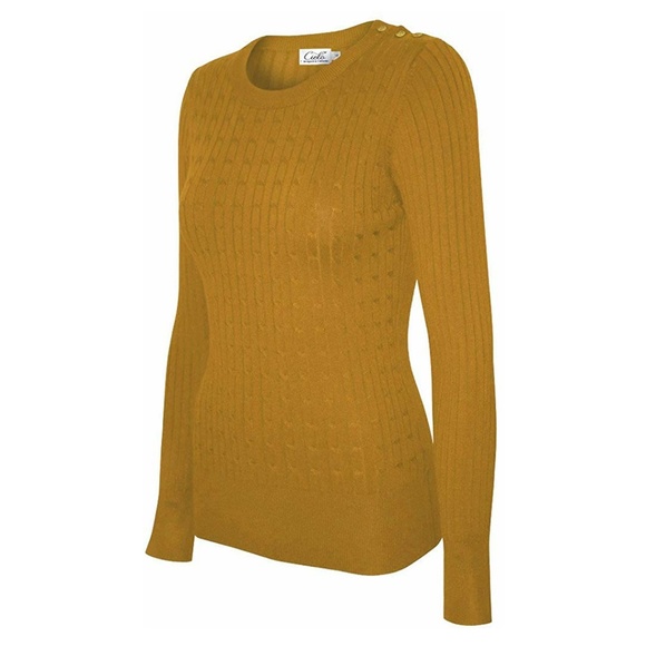 Unique Vintage Sweaters - Cielo Cable Knit Sweater